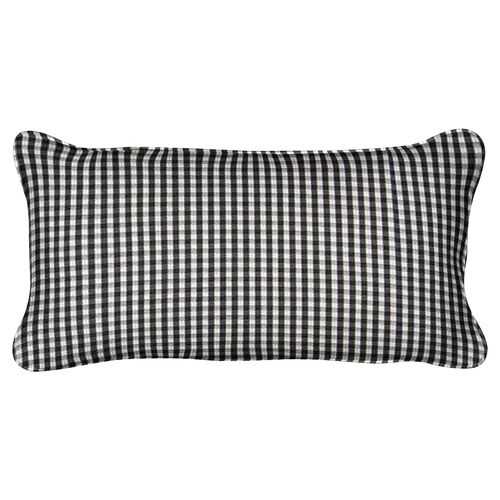 Stone Harbor 12x20 Outdoor Lumbar Pillow, Onyx~P77655970