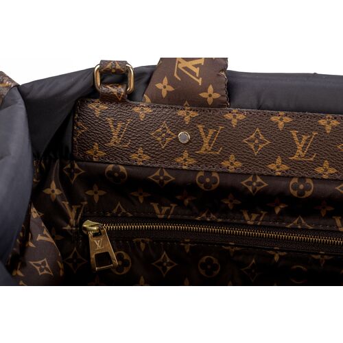 Louis Vuitton Onthego GM Black in Econyl/Coated Canvas with Gold