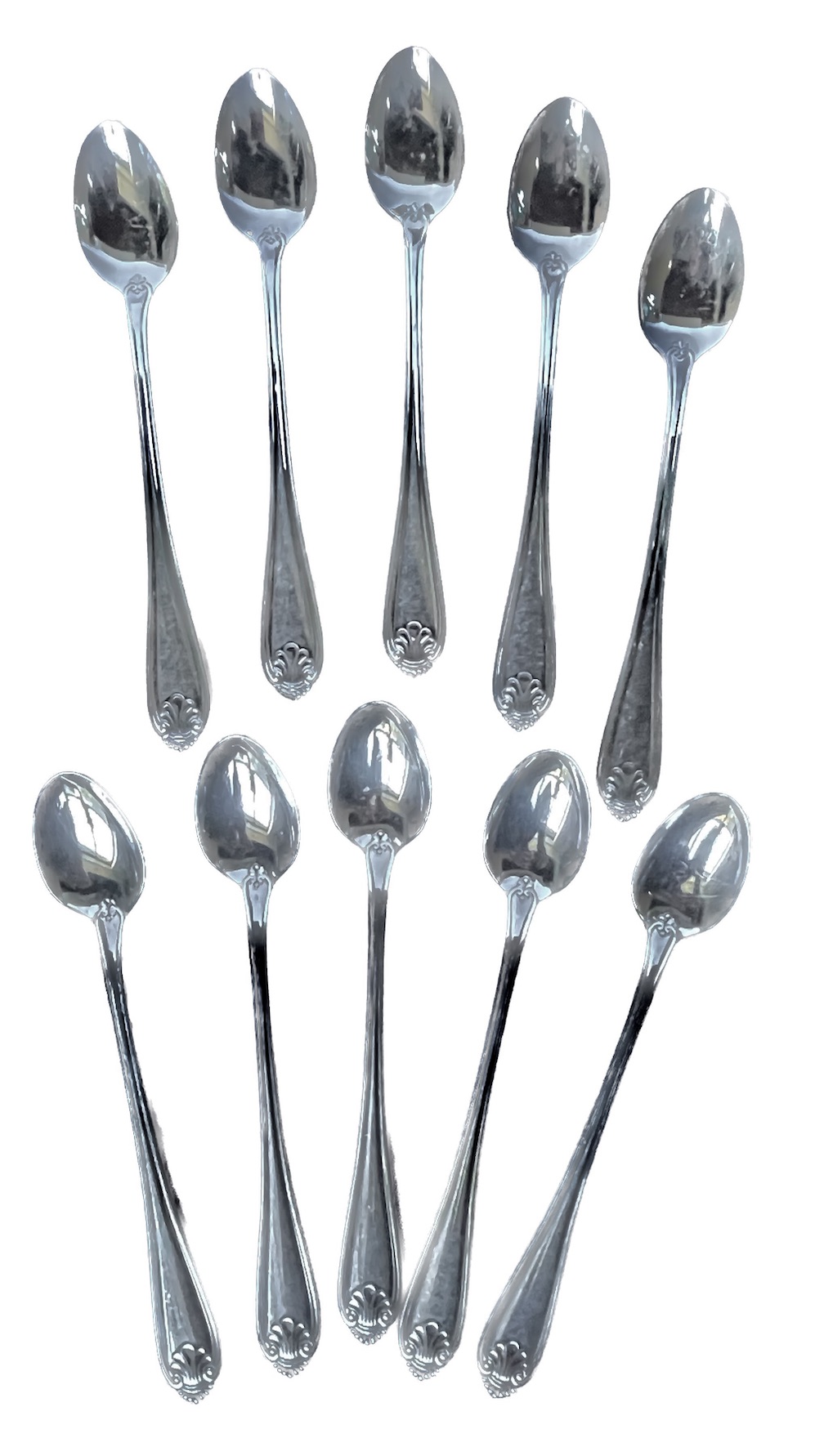 Silverplate Stirring Spoons, S/10~P77687586