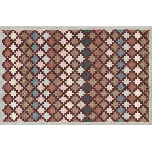 Abbot Tile Hand Tufted Wool Rug