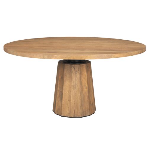 Velton 60" Round Pedestal Dining Table Velton 60" Round Pedestal Dining Table
