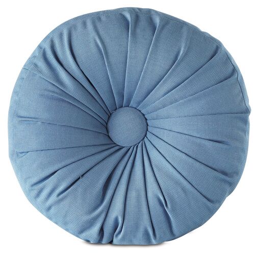 Libby Outdoor Tambourine Pillow, Blue~P77578706~P77578706