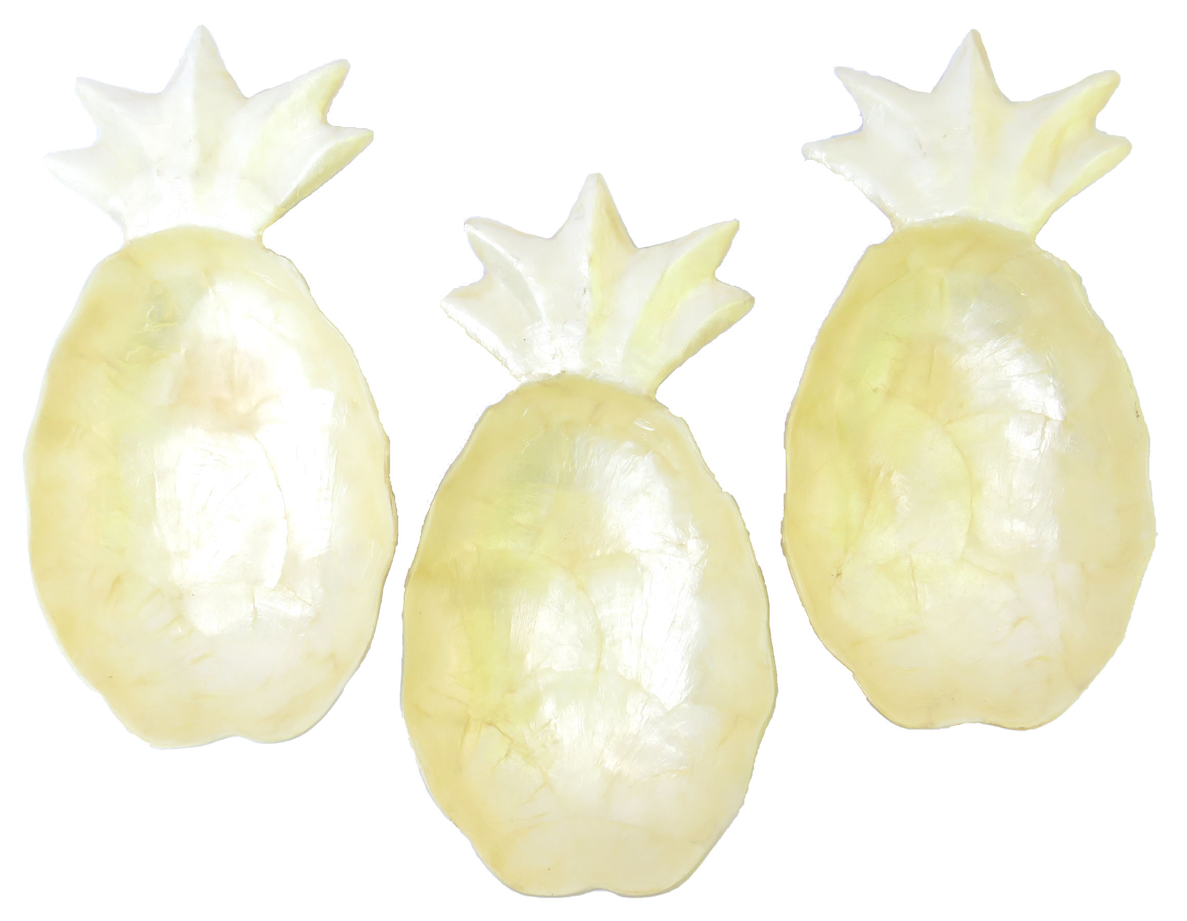 Pineapple Form Decorative Bowls, S/3~P77665474