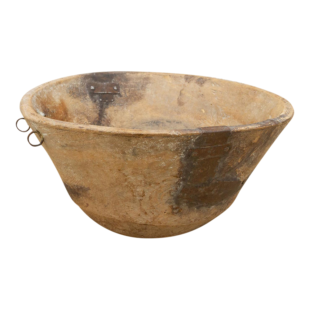 Antique African Dough Bowl w/ Handles~P77650857
