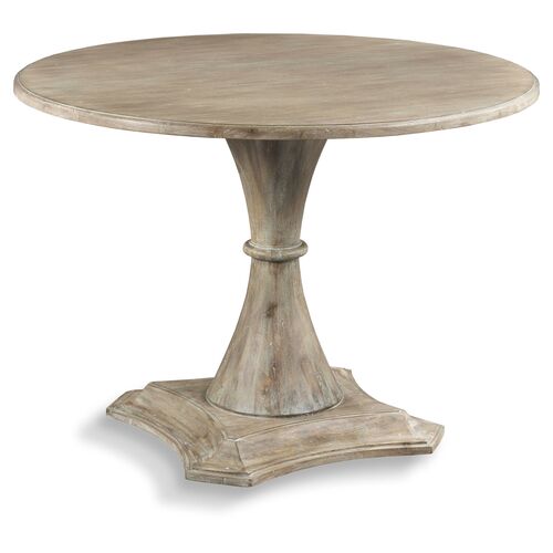 Blesle Pedestal Dining Table, Driftwood~P77550403