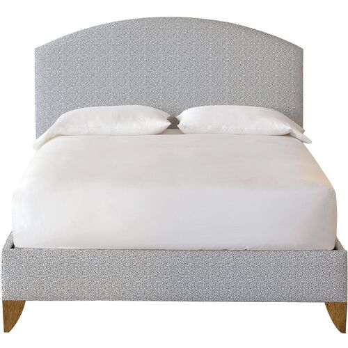 Kinsley Upholstered Bed, Indigo Spot