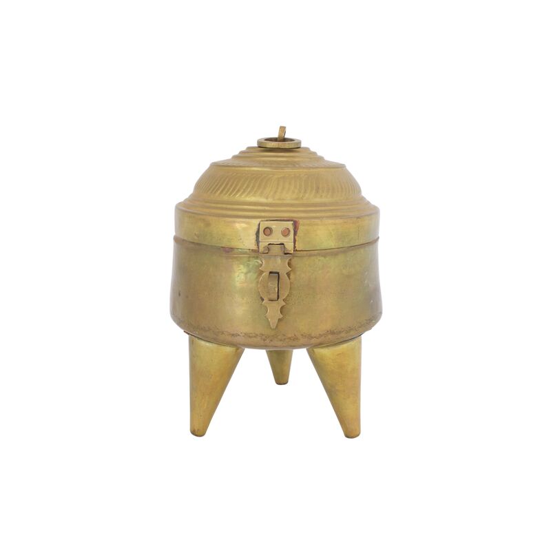 Antique Brass Betel Nut Box