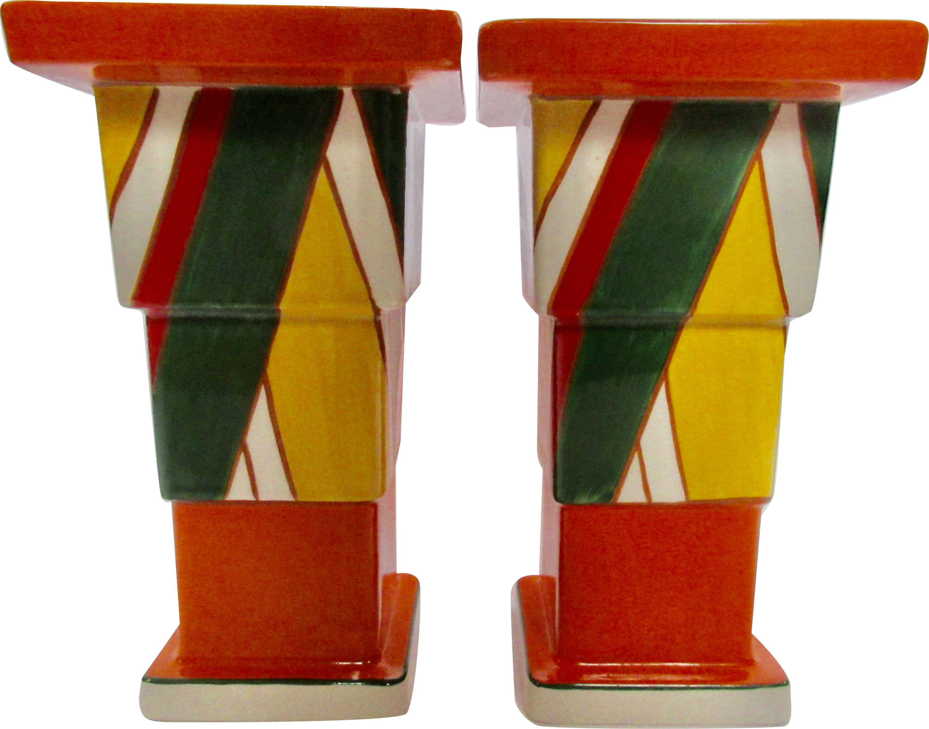 Wedgwood Clarice Cliff Art Deco Vases~P77667875