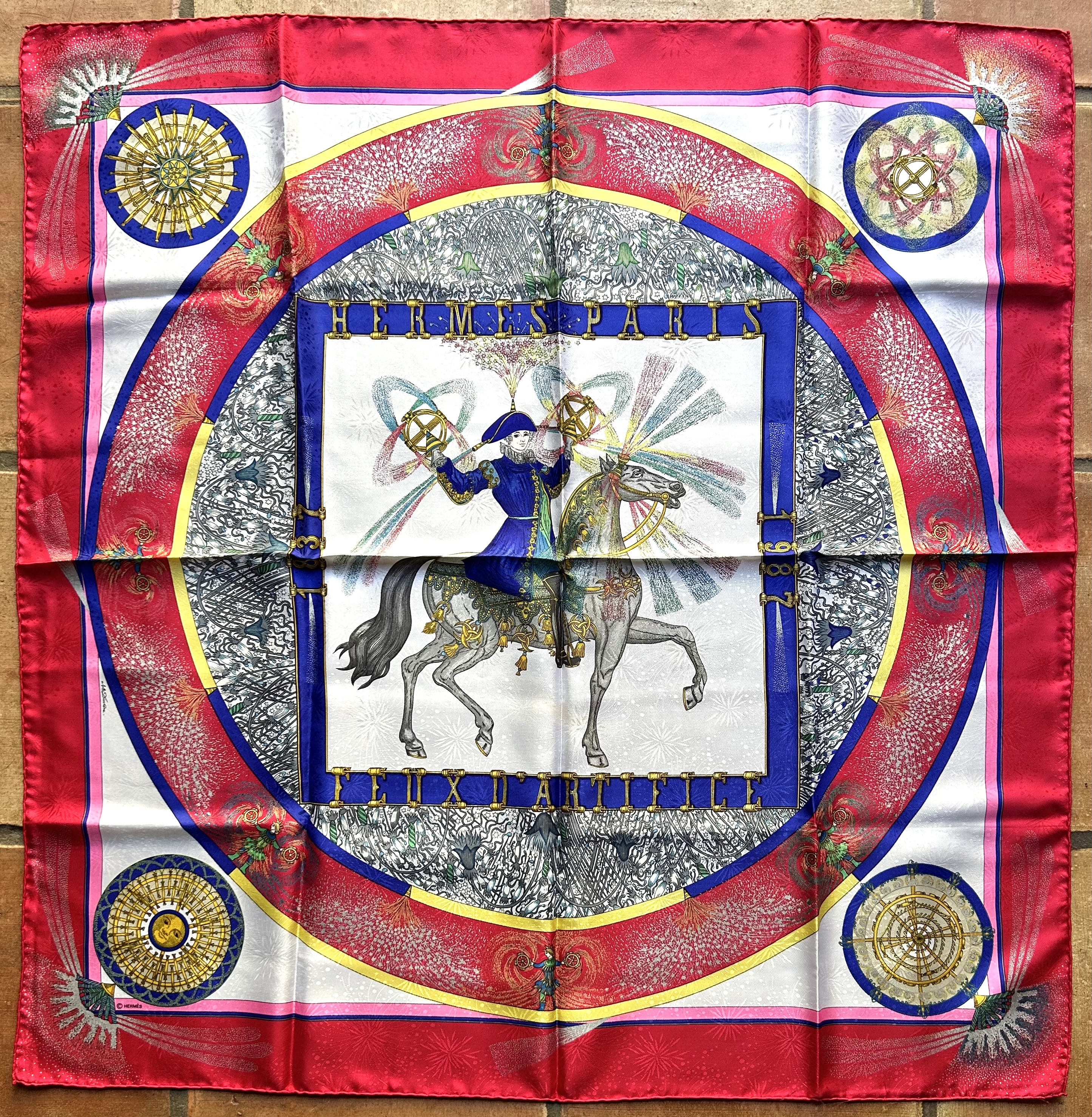 Hermes Feux d'Artifice Scarf~P77740575