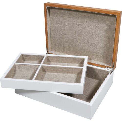 Two-Tone Jewelry Box, White~P77640706