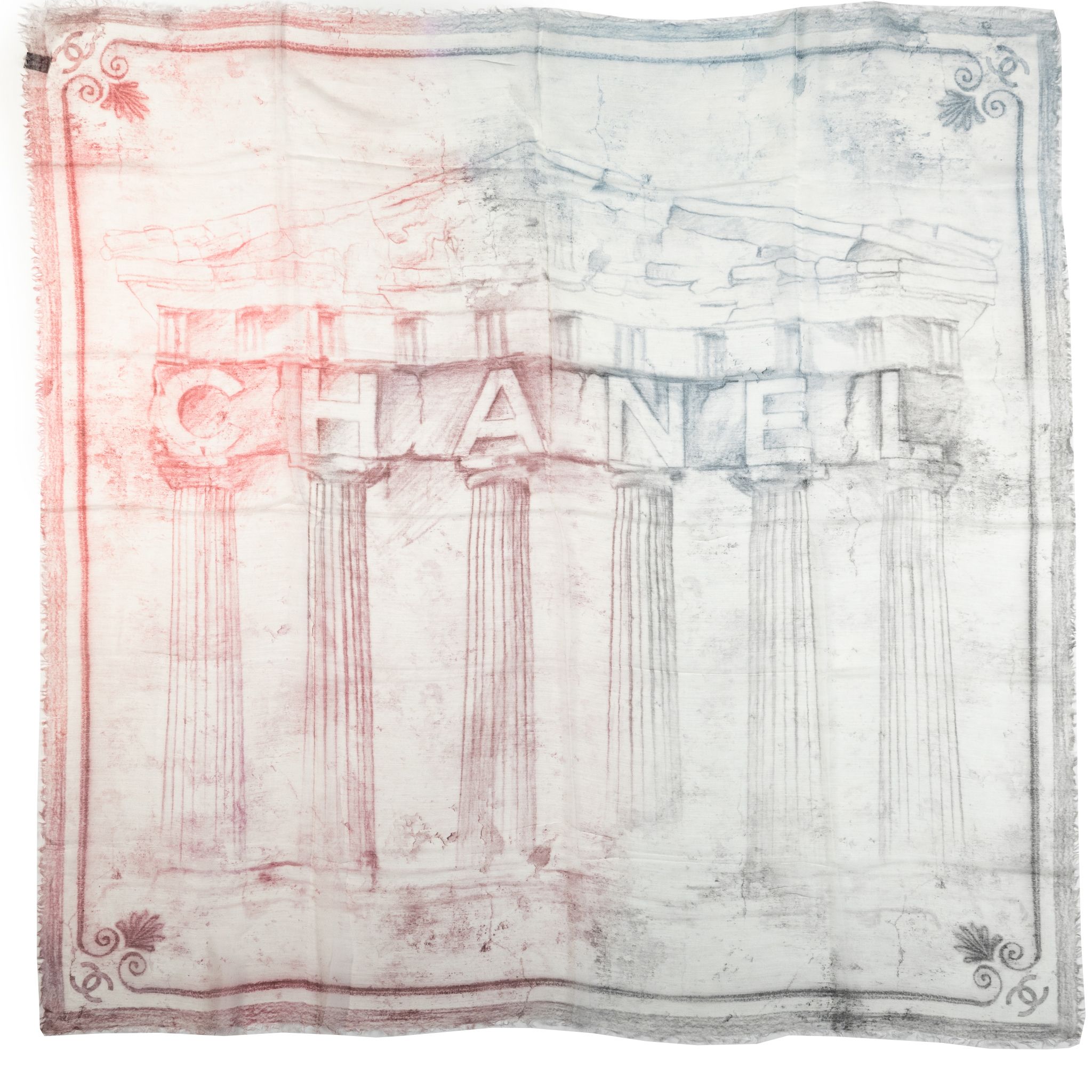Chanel Greek Cashmere Multicolor Shawl~P77616342