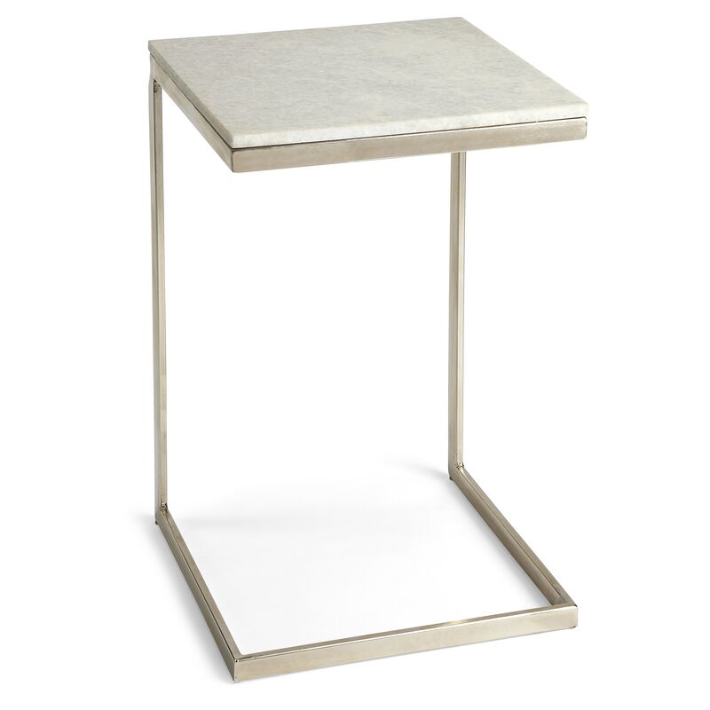 Preston Side Table, White