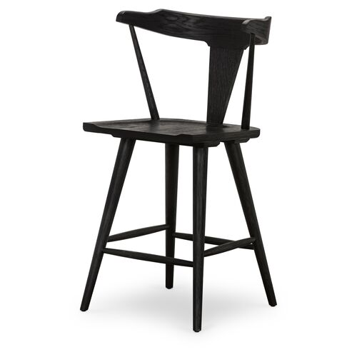 Winston Counter Stool, Black Oak~P77600083