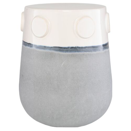 Fiora Ceramic Garden Stool, Blue/White Fiora Ceramic Garden Stool, Blue/White