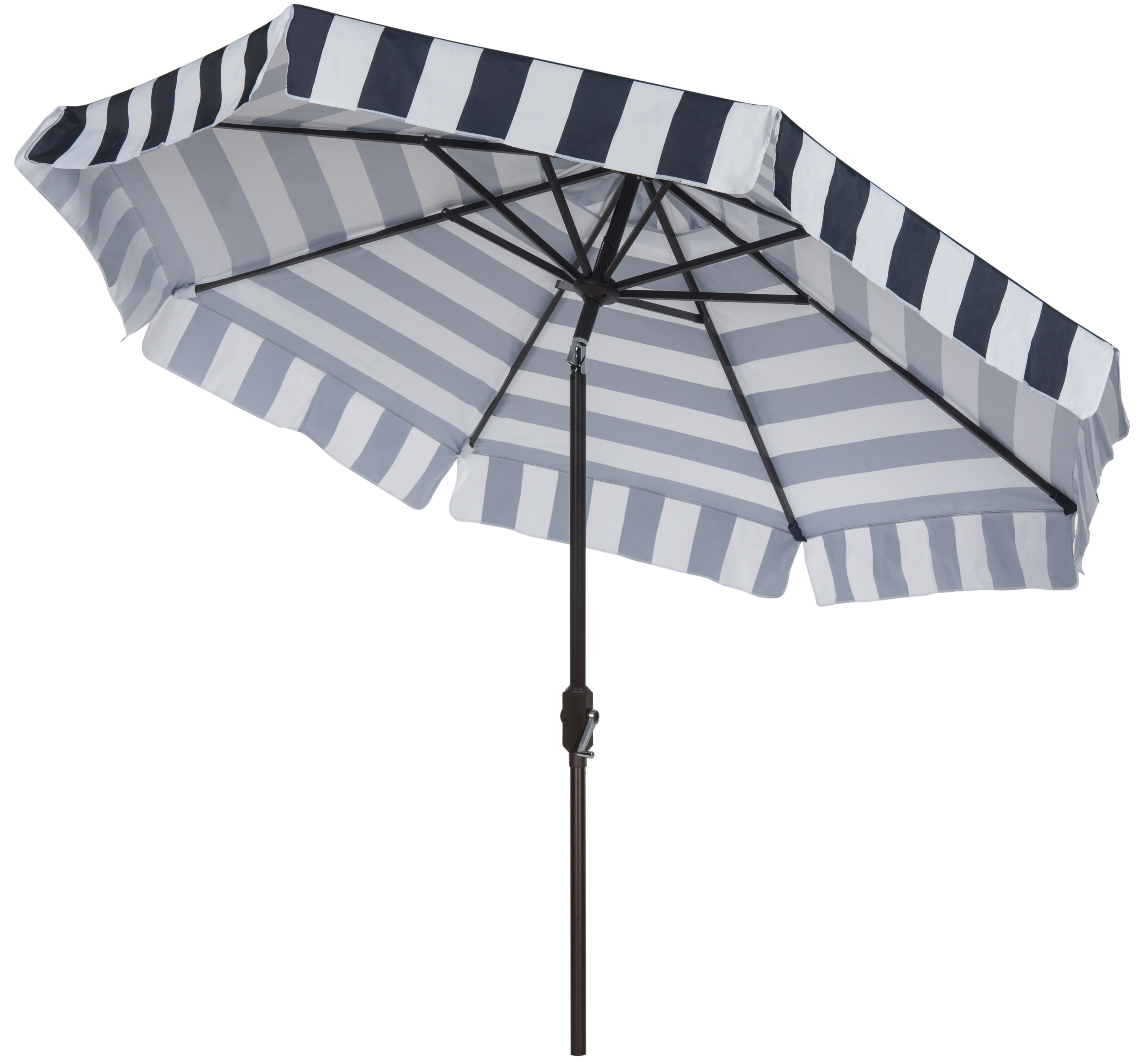 grey and white striped patio umbrella Xzomystify Blue Beach with Fringe 6ft Boho Umbrella with Tassels Table Umbrella Outdoor Patio UPF50+ Tilt Outdoor Umbrellas for Holiday Lawn Garden Pool with Carry Bag Sit comfortably under the sun with these Gray Safavieh 9 ft. Iris Fashion