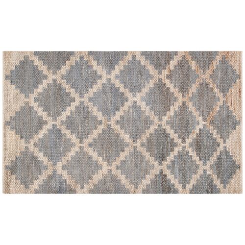 Alder Hand Woven Rug, Natural/Grey