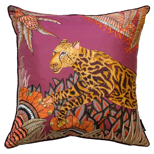 Cheetah Kings 16x16 Pillow, Plum~P77589386