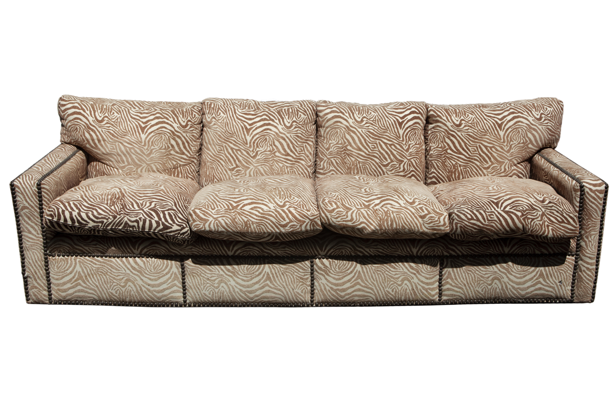 Early 20th C English Four Seater Sofa~P77659794
