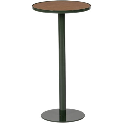 Cayden Leather Top Drink Table