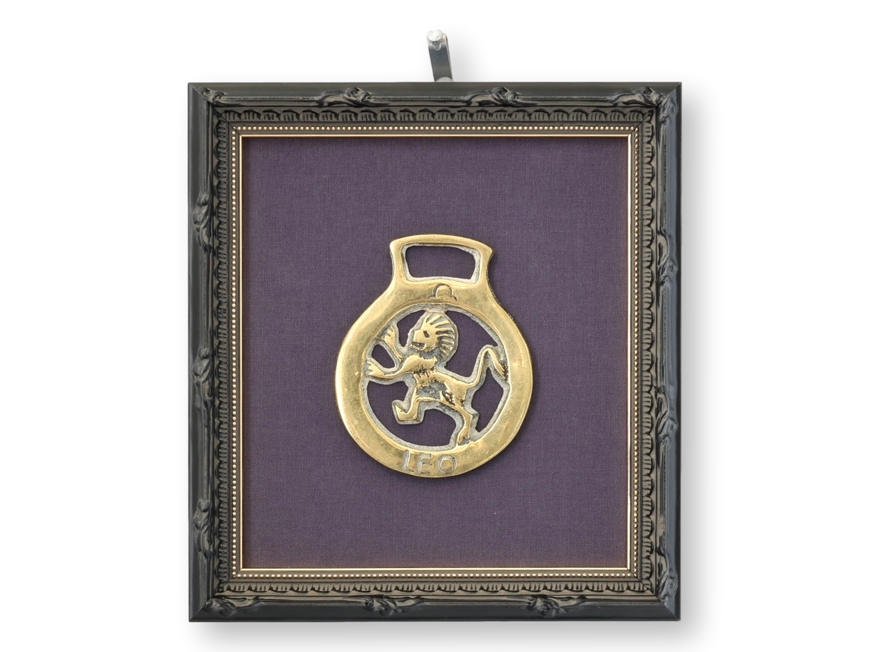 Framed English Horse Brass – Leo~P77739133