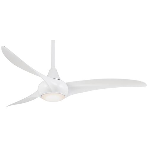 Aire Wave Ceiling Fan Light Fixture, White~P47506961