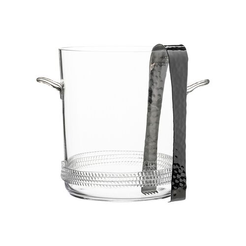 Asst. of 2 Dean Ice Bucket, Clear/Silver~P77431847
