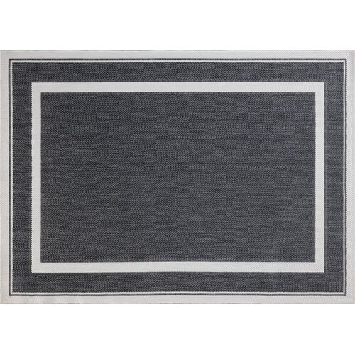Coast Indoor/Outdoor Rug, Onyx/Ivory