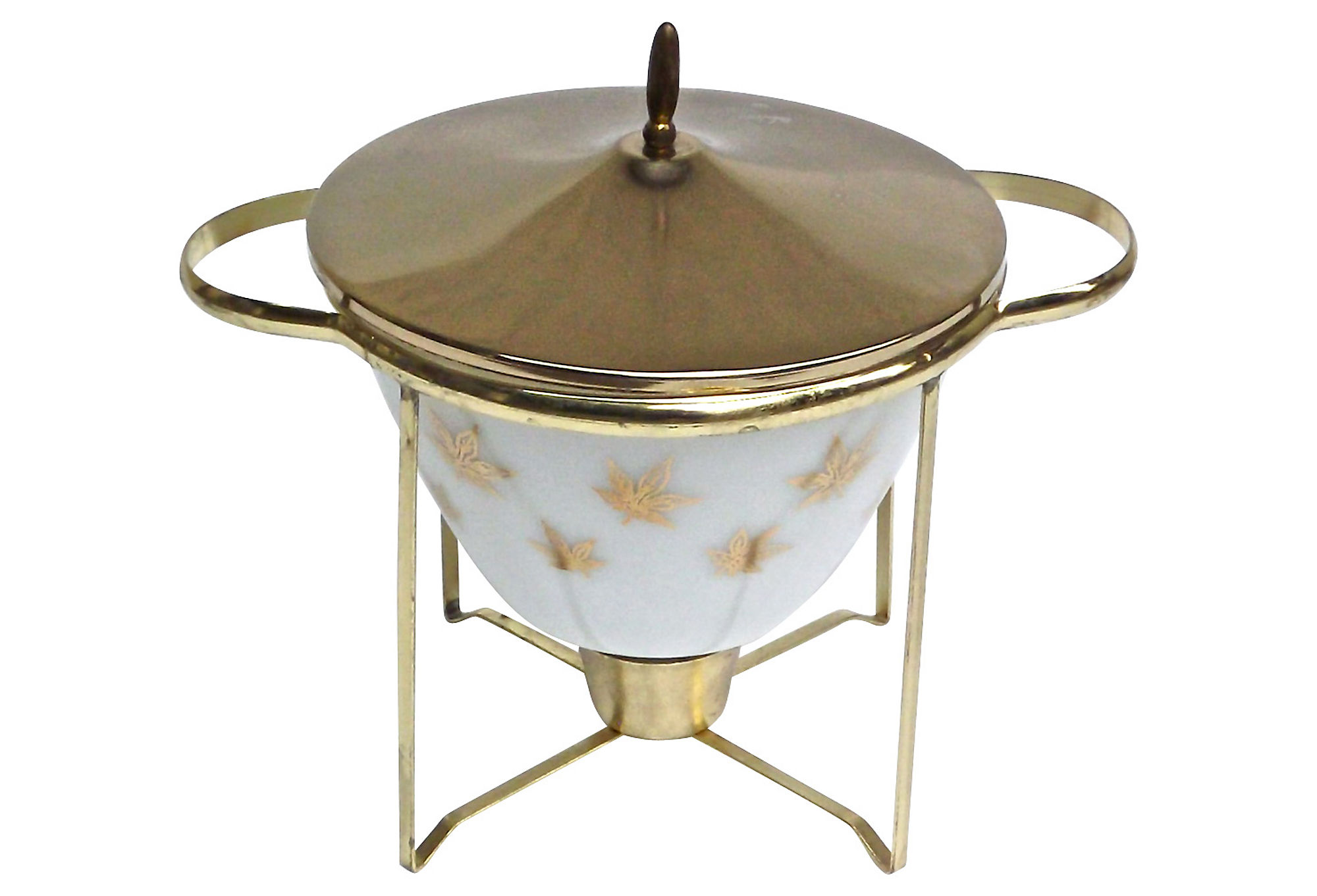 Mid-Century Modern Round Dish Warmer~P76725448
