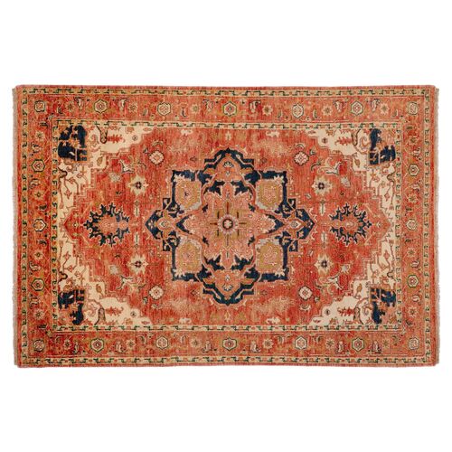 Zeus Rug, Rust/Beige