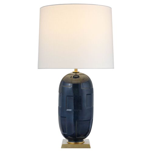 Incasso Large Table Lamp, Mixed Blue Brown~P77624387