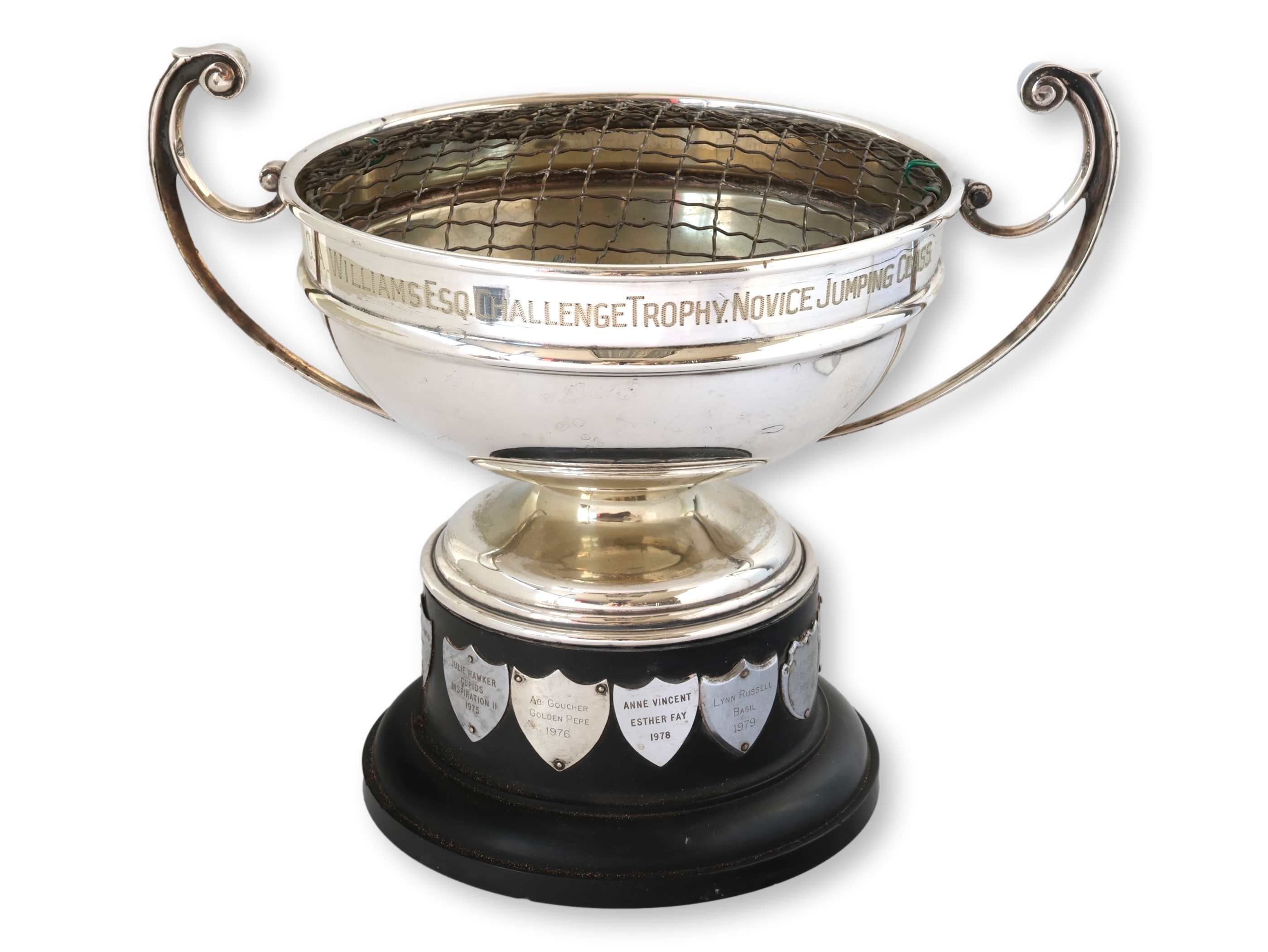 English Horse Jumping Trophy Rose Bowl