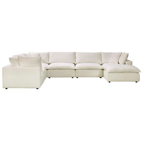 Benji Performance Modular 7-Pc Chaise Sectional