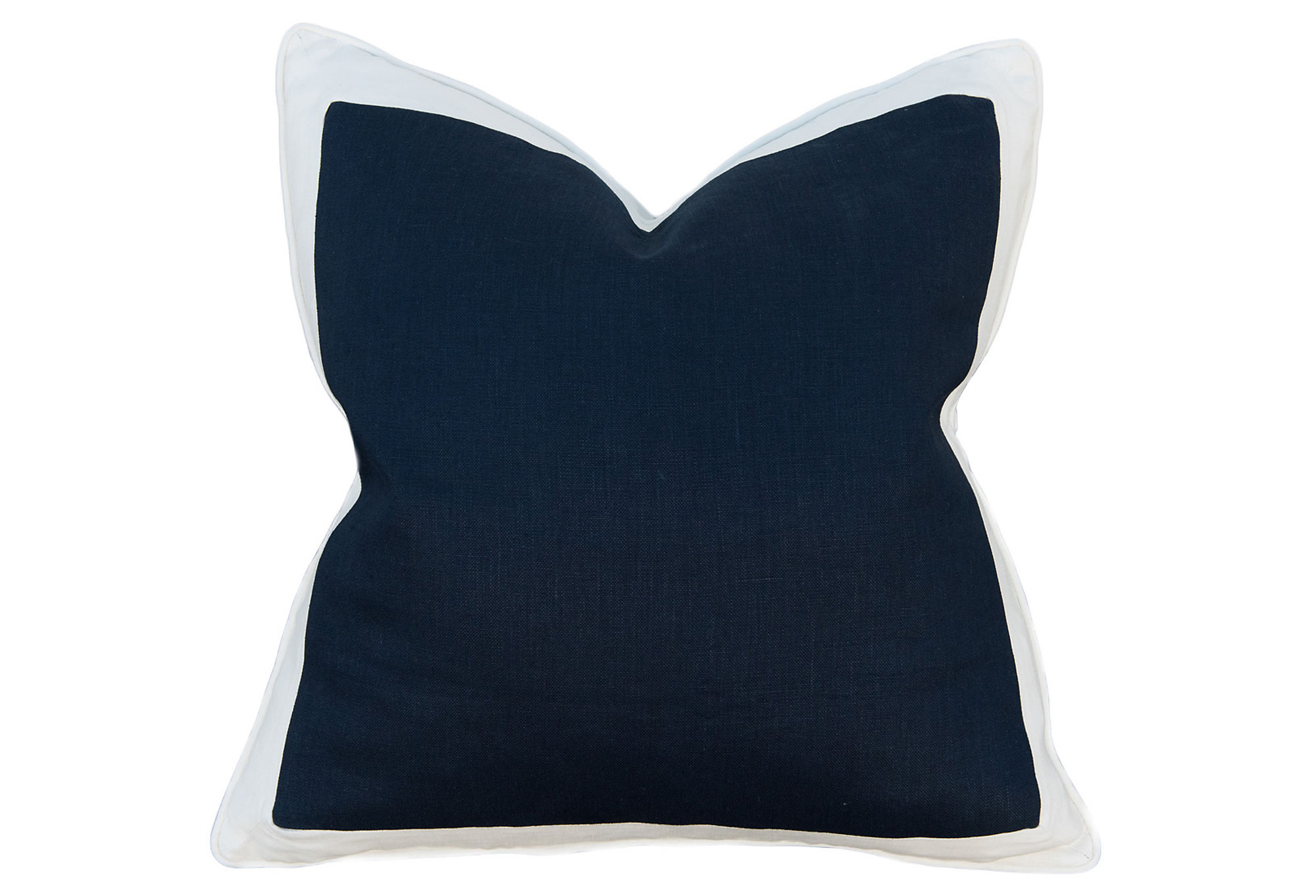 Charleston 22x22 Pillow, Chambray Blue One Kings Lane