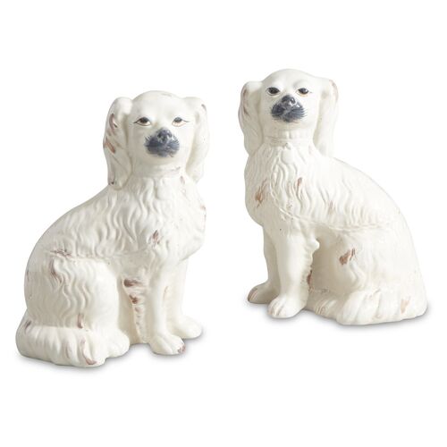 Asst. of 2 Comfort Dog Figures, Cream~P77354054
