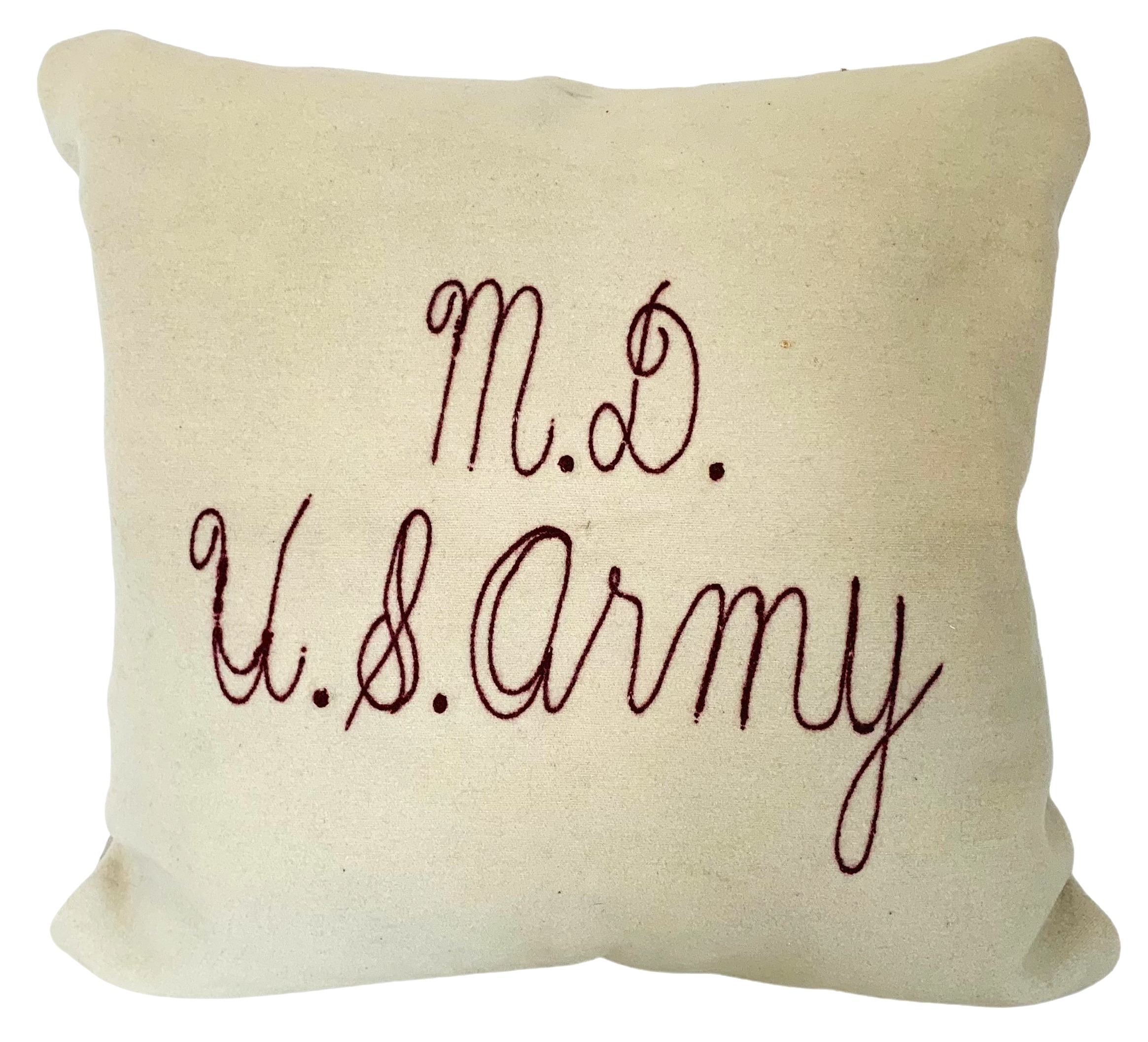1930s Army Medical Blanket Throw Pillow~P77660011