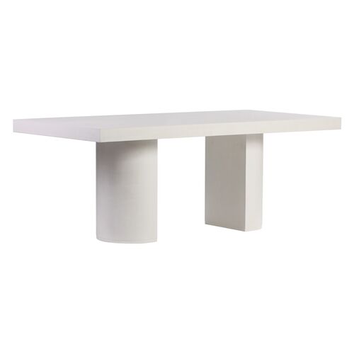 Bravura Outdoor Concrete 108" Rectangular Dining Table
