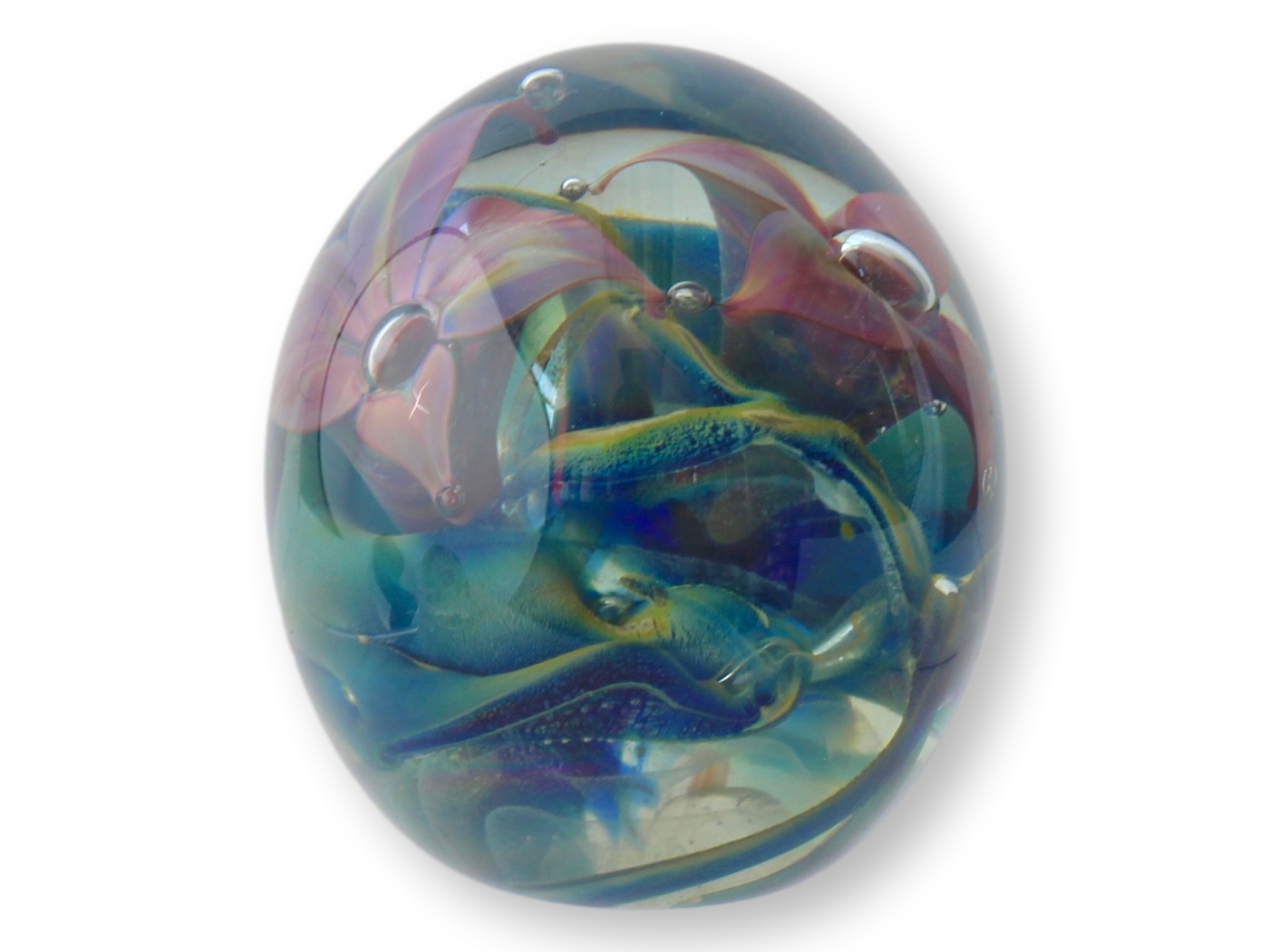1980 Signed John Barber Paperweight~P77699848
