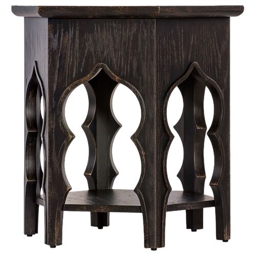 Americana Hexagon End Table