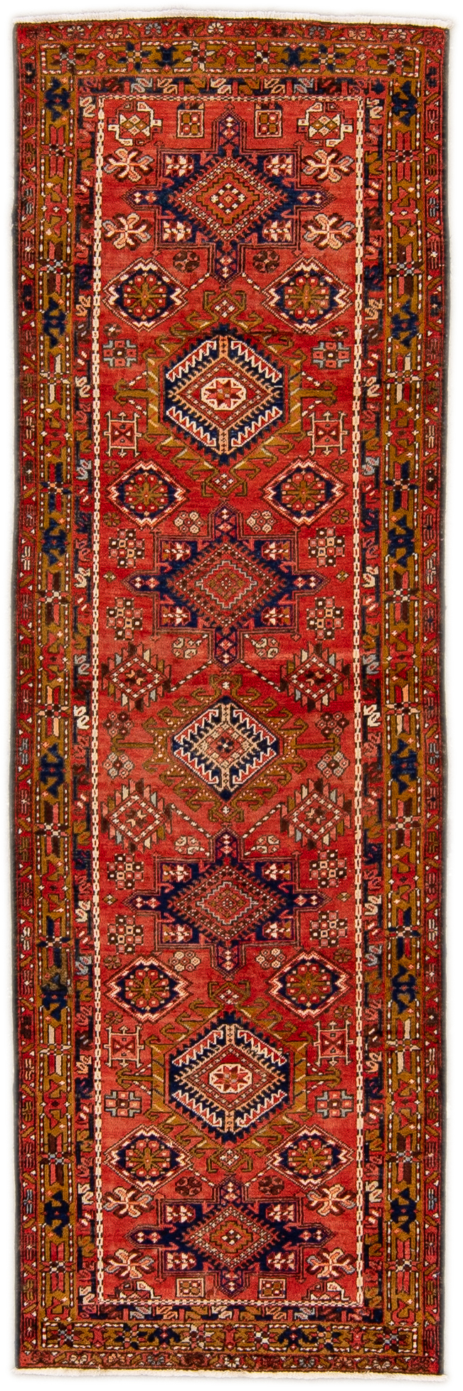 Heriz Beige Persian Wool Runner~P77646804