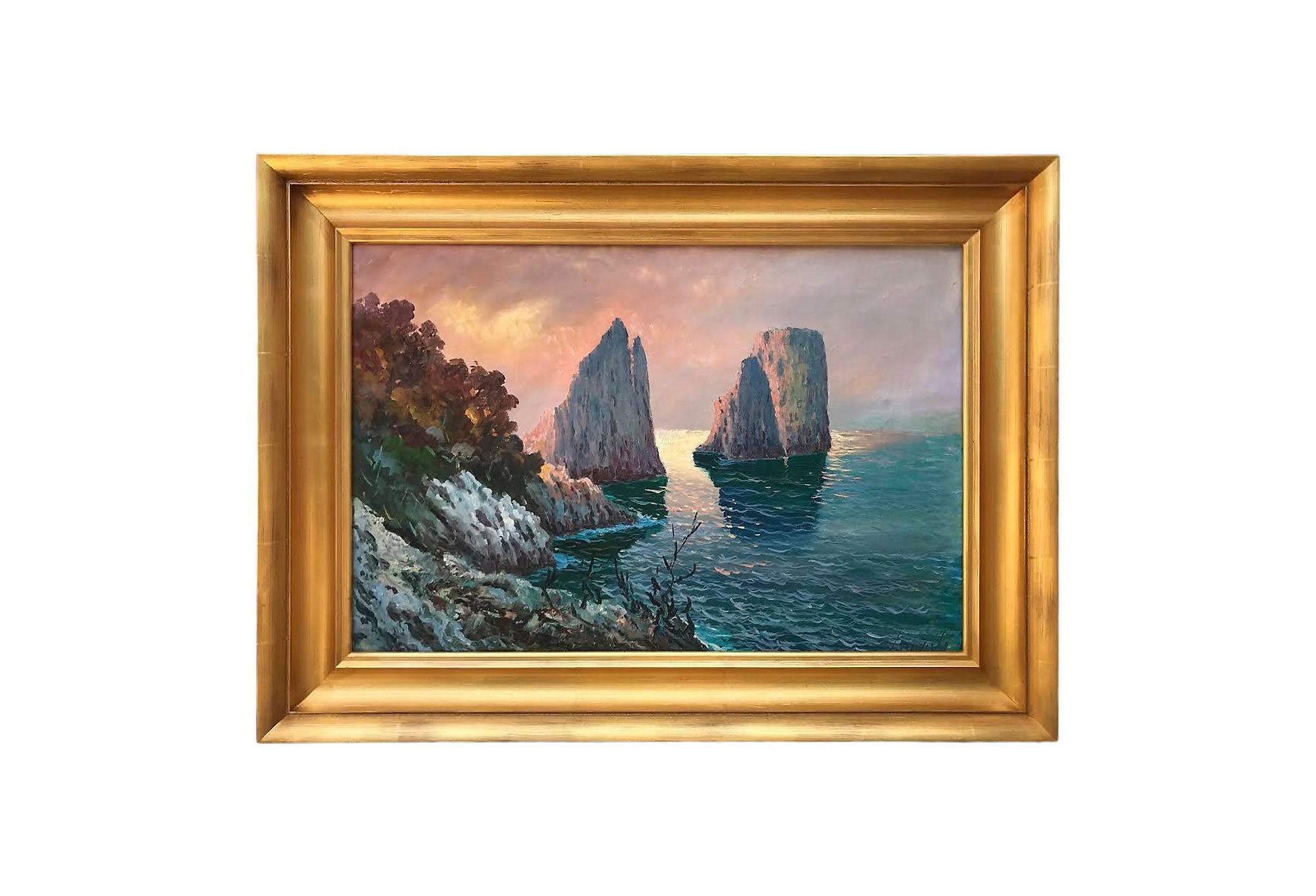 Italian Impressionist Oil Painting Capri~P77630183