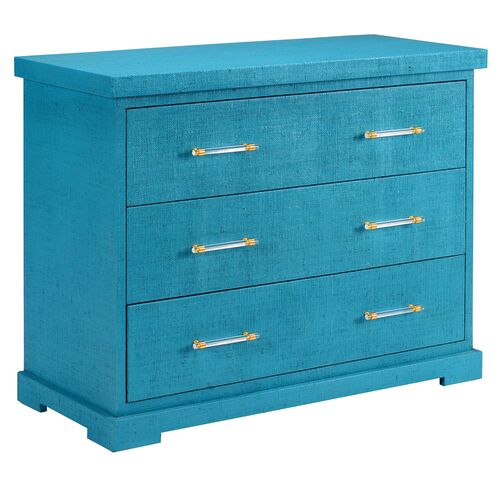Clifton Raffia 3-Drawer Chest