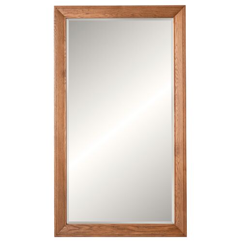 Calya 41" x 66" Oak Floor Mirror