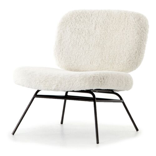 Soren Chair, Ivory Shearling~P77600098