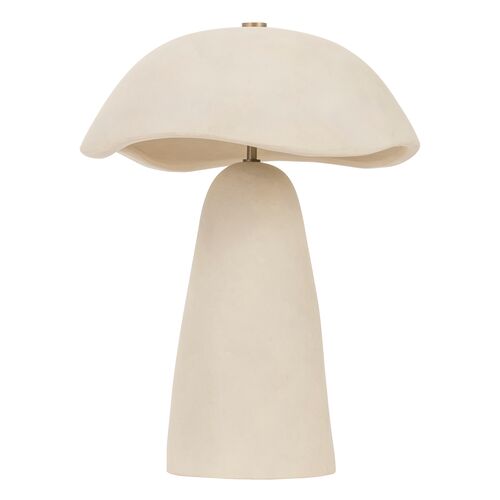 Soloma Ceramic Dome Table Lamp, Artisan White Soloma Ceramic Dome Table Lamp, Artisan White