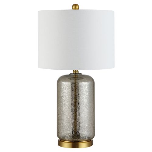 Bella Glass Table Lamp, Silver~P77604851