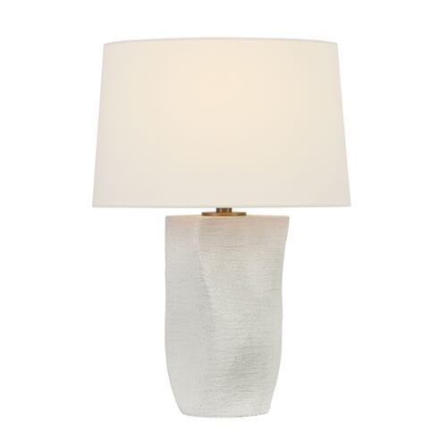 Zorin Table Lamp, Patina Brass/Ceramic Rippling Snow Zorin Table Lamp, Patina Brass/Ceramic Rippling Snow