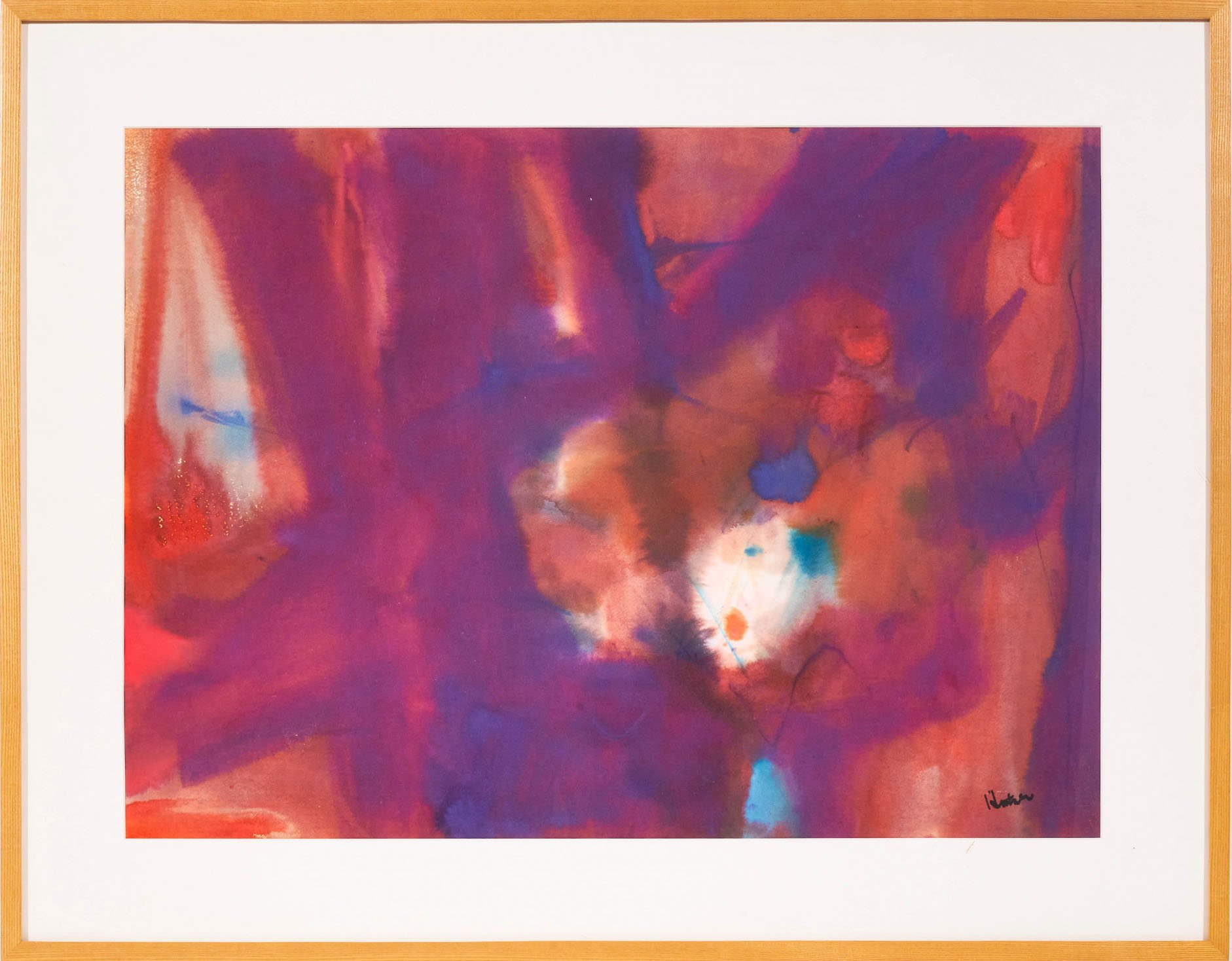 Abstract Expressionist Painting G Hutner~P77634680