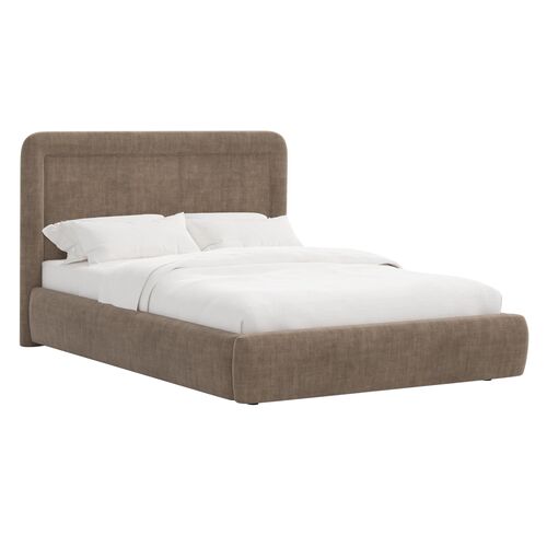 Marisa Platform Bed, Velvet