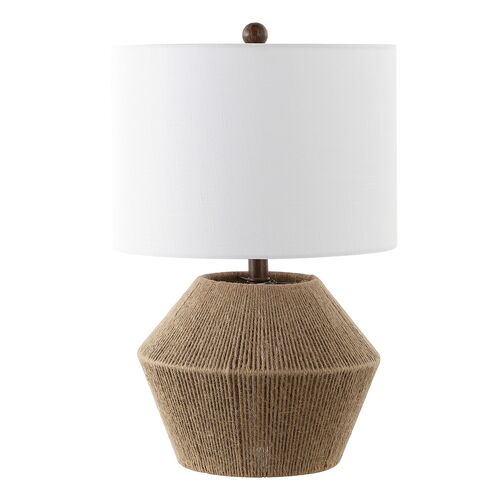 Stratos Rope Table Lamp, Brown