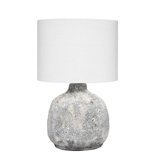 Blake Table Lamp, Gray Textured Ceramic~P69038907
